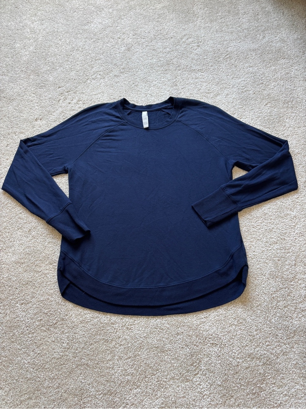 Athleta Mindset Sweatshirt Navy Crewneck